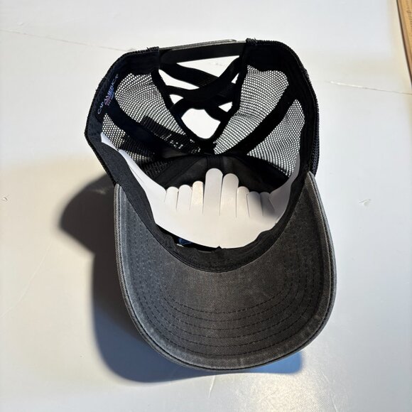 NWT Official Women's Jack Daniels Grey Wash Baseball Cap with Pony Hole Detail - Picture 3 of 6